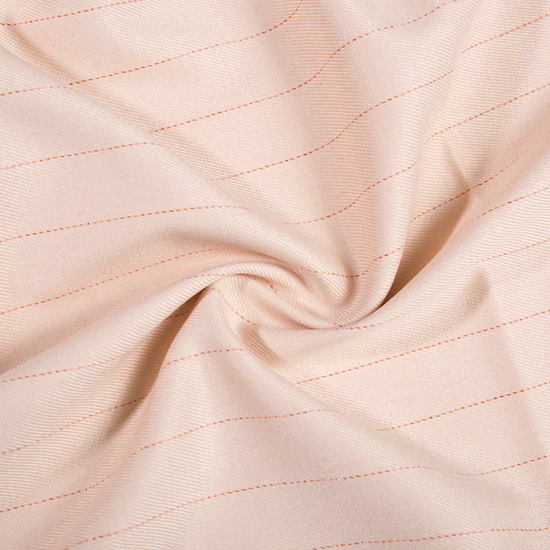 FX55478 Design de faixas populares Personalize a viscose poli com tecido elástico para terno e blazers